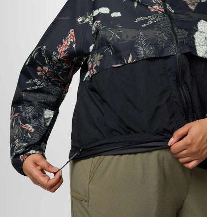 Women's Spire Valley Printed Windbreaker - Plus Size