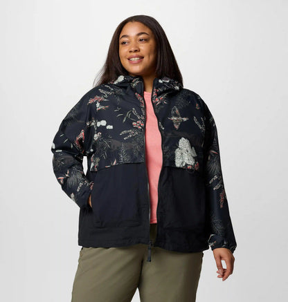 Women's Spire Valley Printed Windbreaker - Plus Size