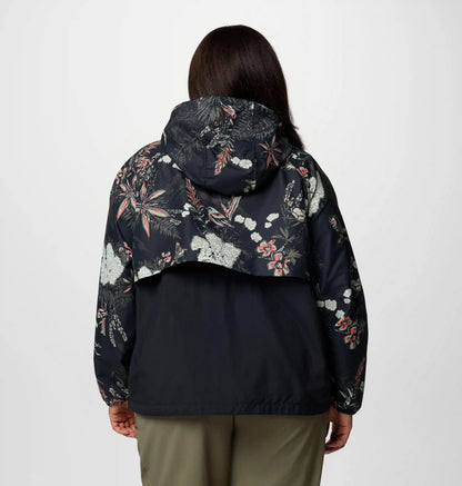 Women's Spire Valley Printed Windbreaker - Plus Size