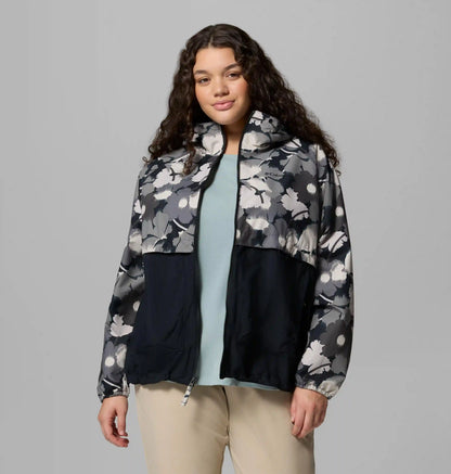 Women's Spire Valley Printed Windbreaker - Plus Size