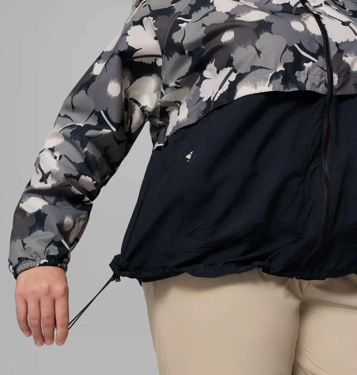 Women's Spire Valley Printed Windbreaker - Plus Size