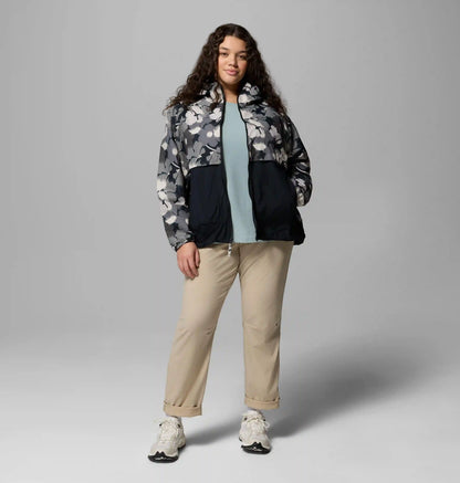 Women's Spire Valley Printed Windbreaker - Plus Size