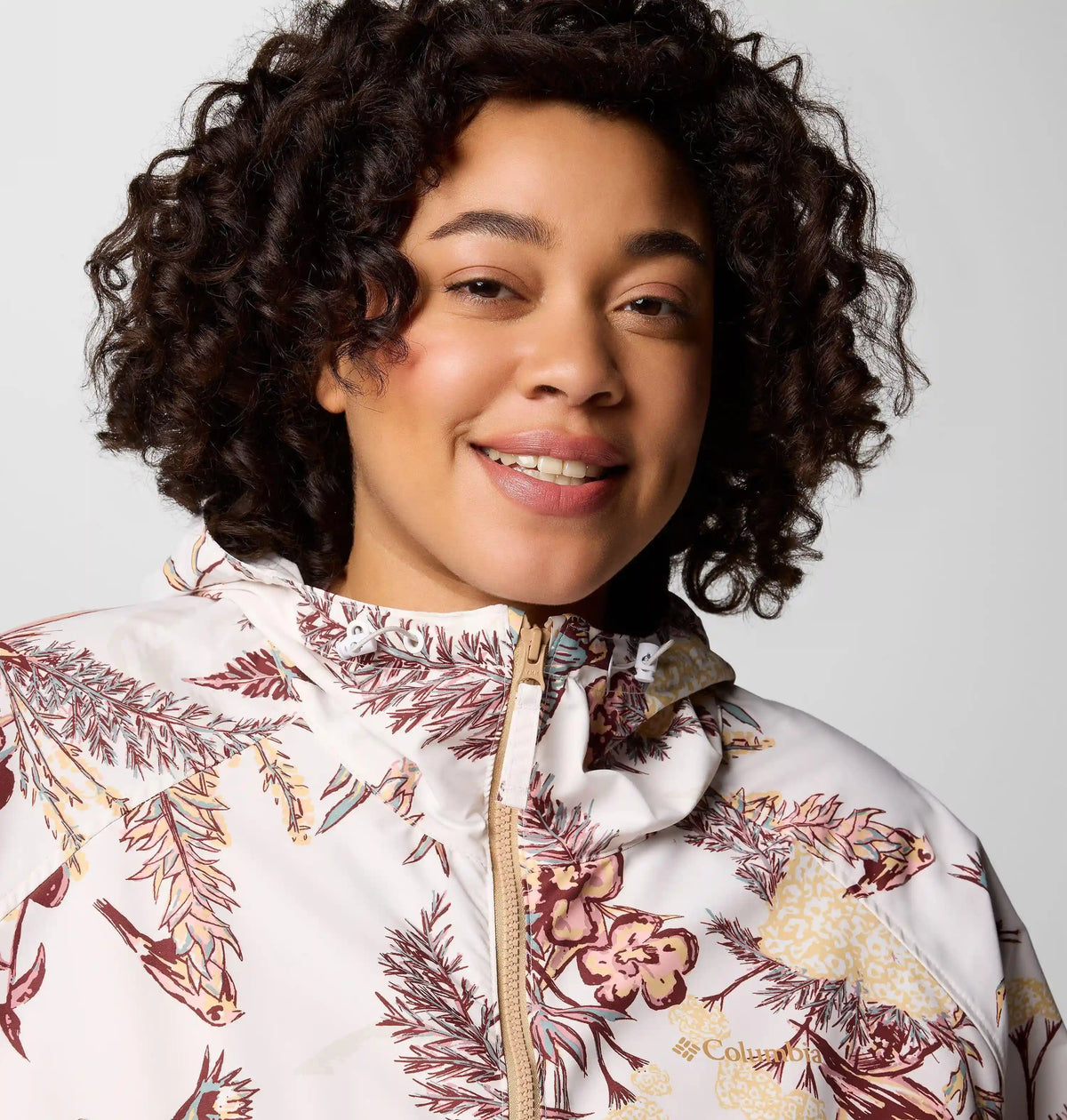 Women's Spire Valley Printed Windbreaker - Plus Size