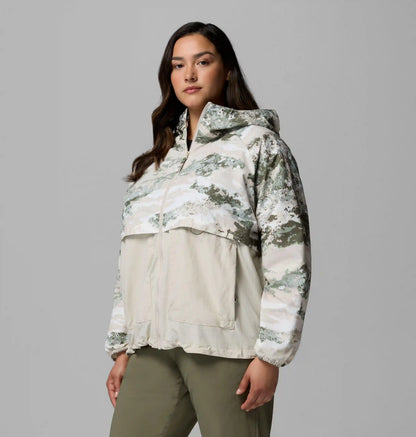 Women's Spire Valley Printed Windbreaker - Plus Size