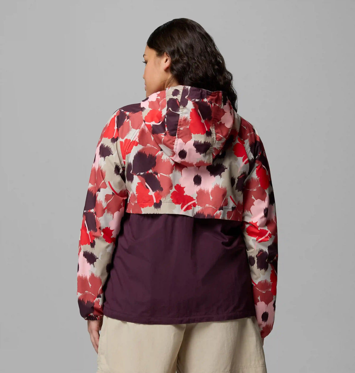 Women's Spire Valley Printed Windbreaker - Plus Size