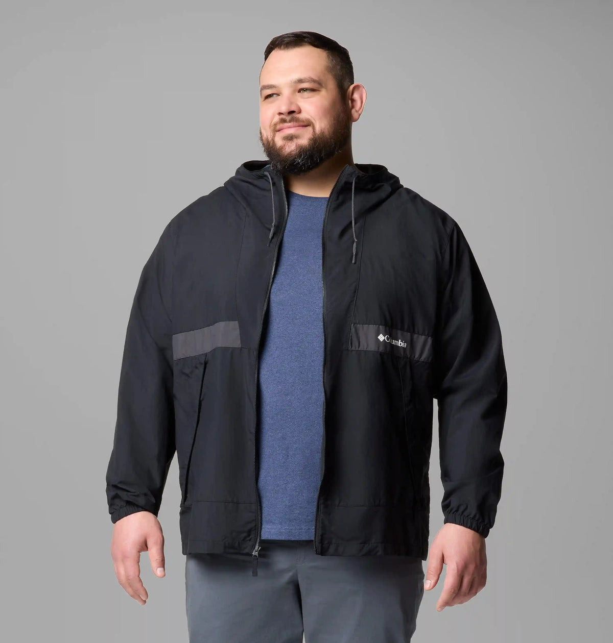 Men's Spire Valley Hooded Windbreaker - Big