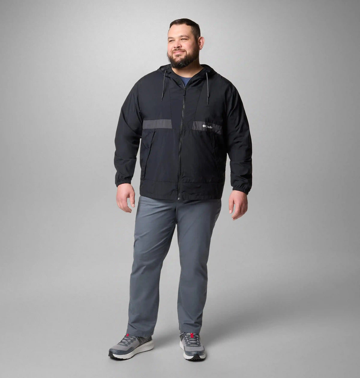 Men's Spire Valley Hooded Windbreaker - Big