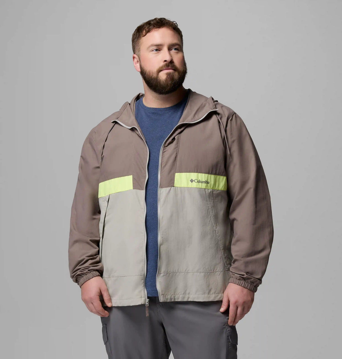 Men's Spire Valley Hooded Windbreaker - Big