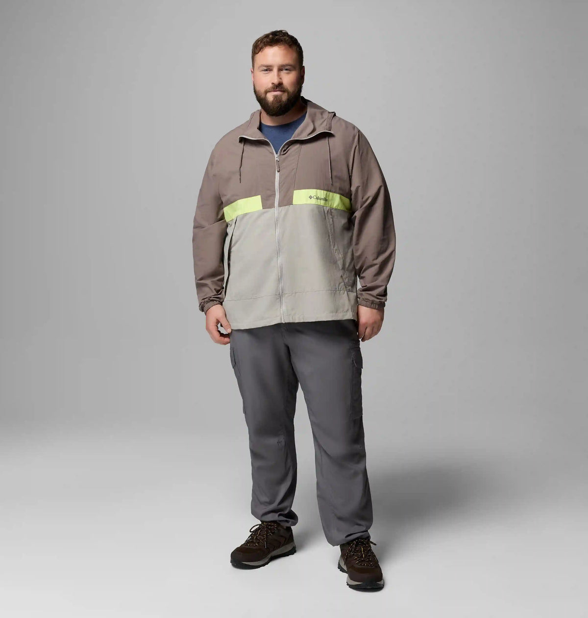 Men's Spire Valley Hooded Windbreaker - Big