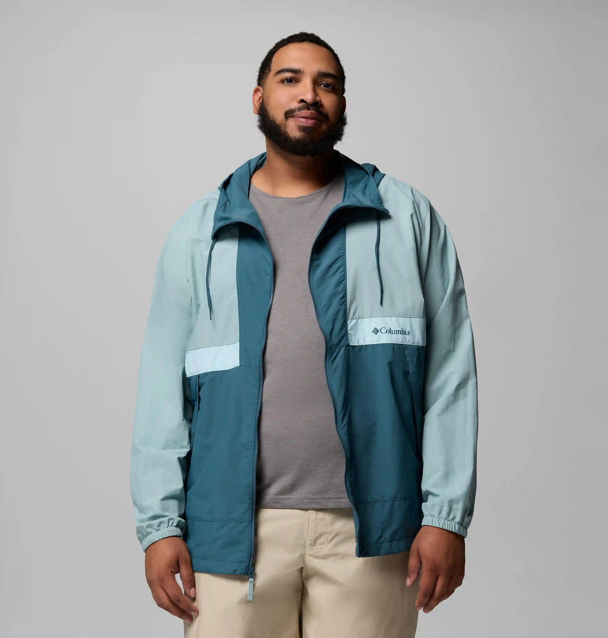 Men's Spire Valley Hooded Windbreaker - Big