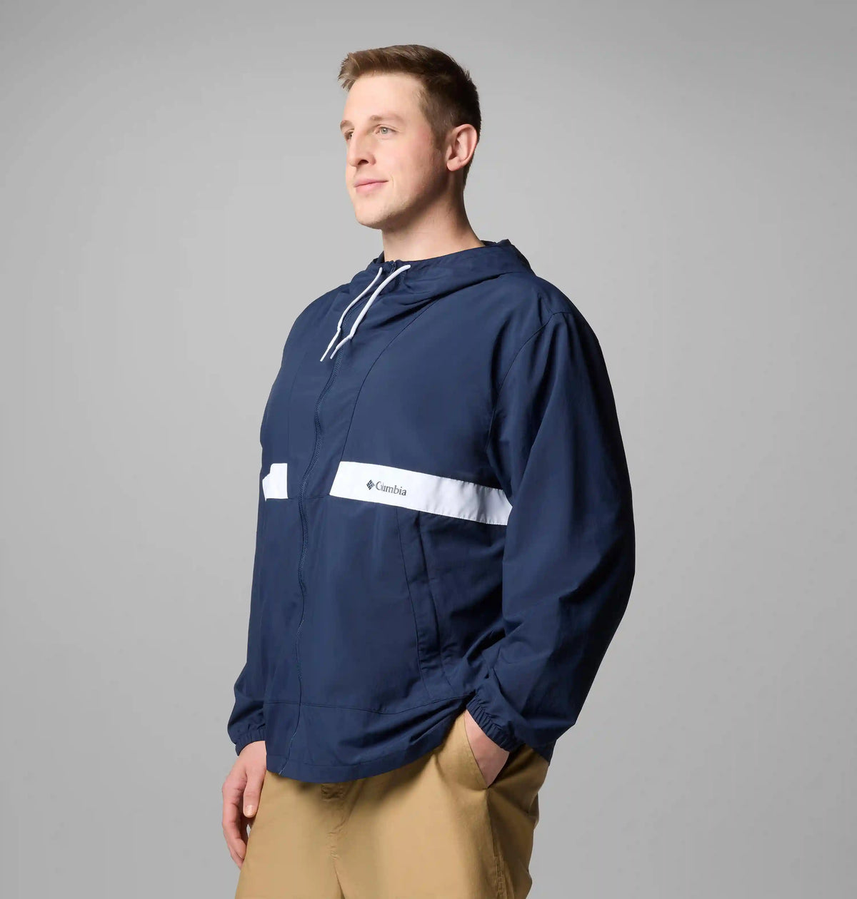 Men's Spire Valley Hooded Windbreaker - Big
