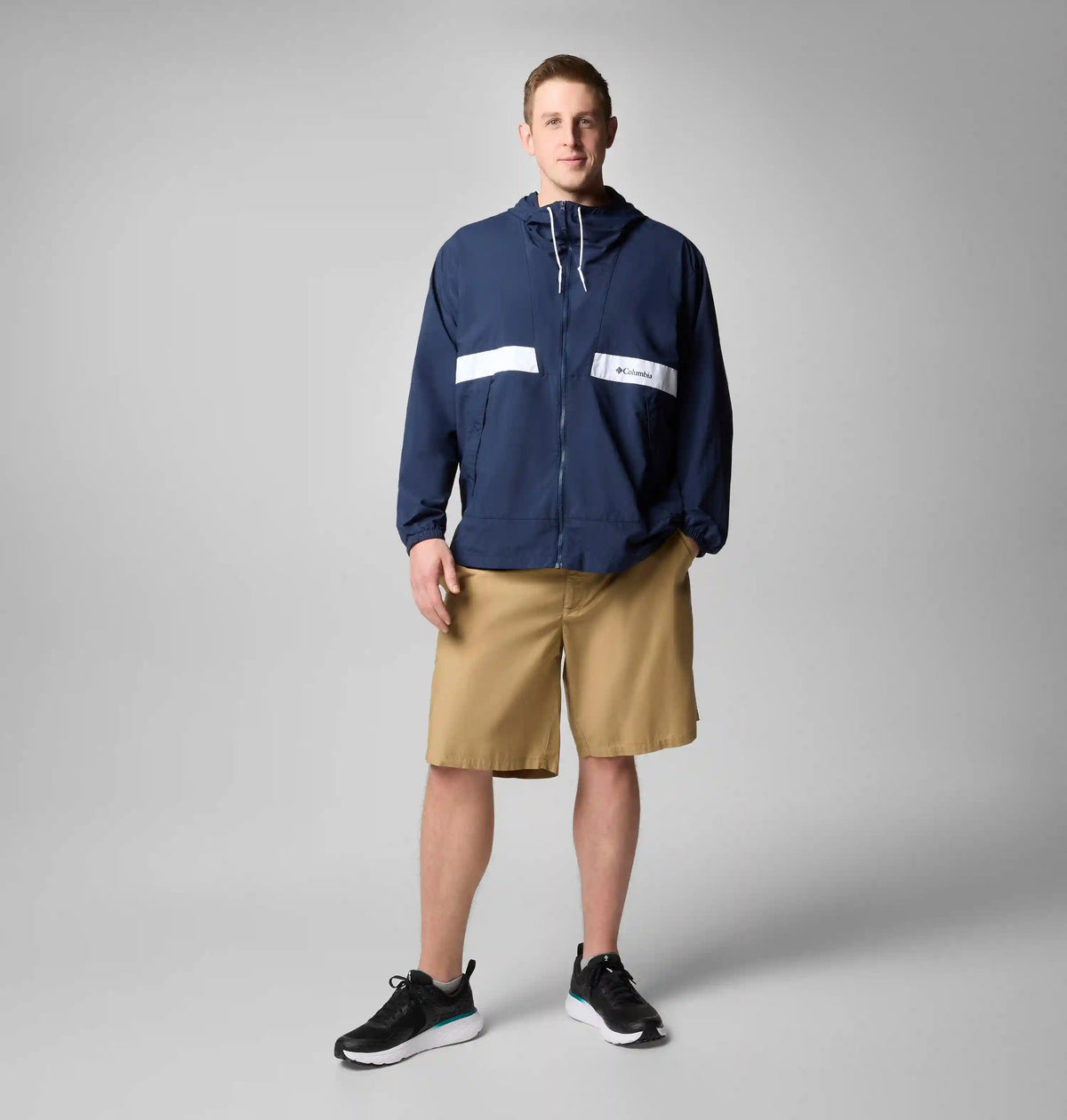 Men's Spire Valley Hooded Windbreaker - Big