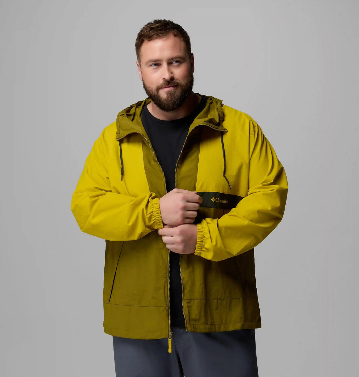 Men's Spire Valley Hooded Windbreaker - Big