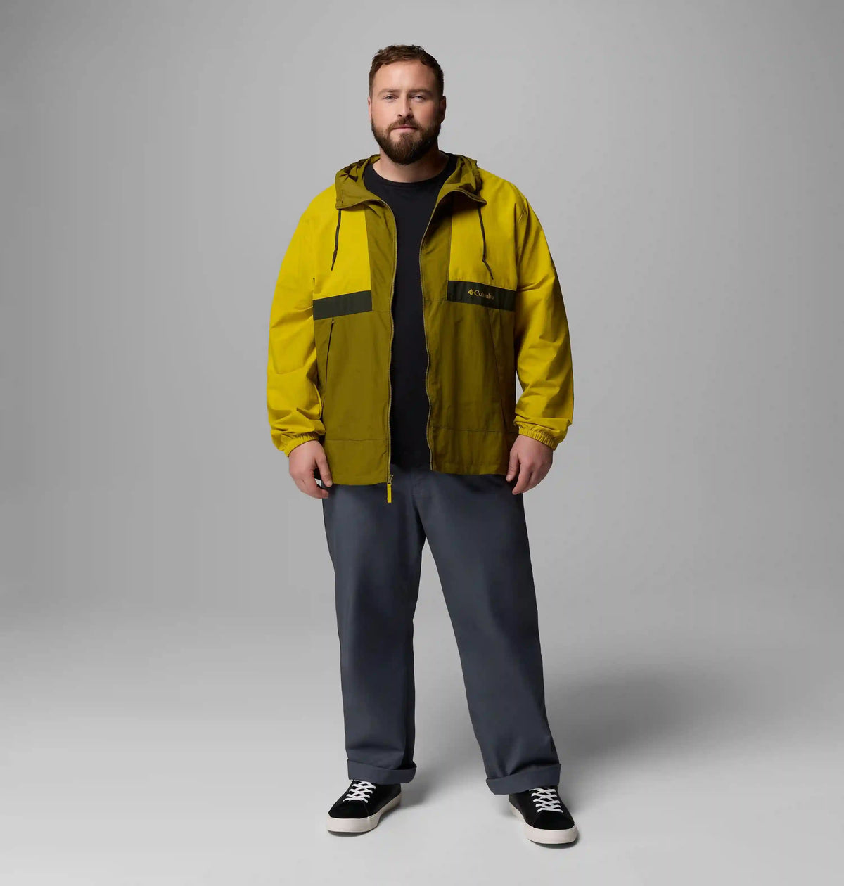 Men's Spire Valley Hooded Windbreaker - Big