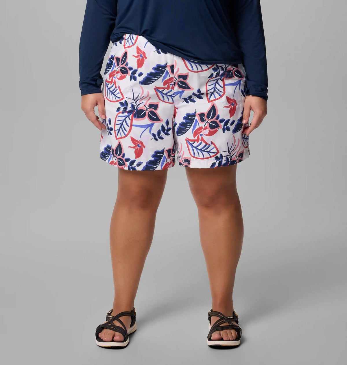 Women's Sandy River Printed Shorts III - Plus Size