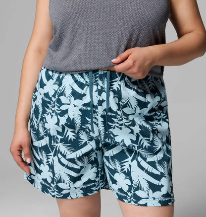 Women's Sandy River Printed Shorts III - Plus Size