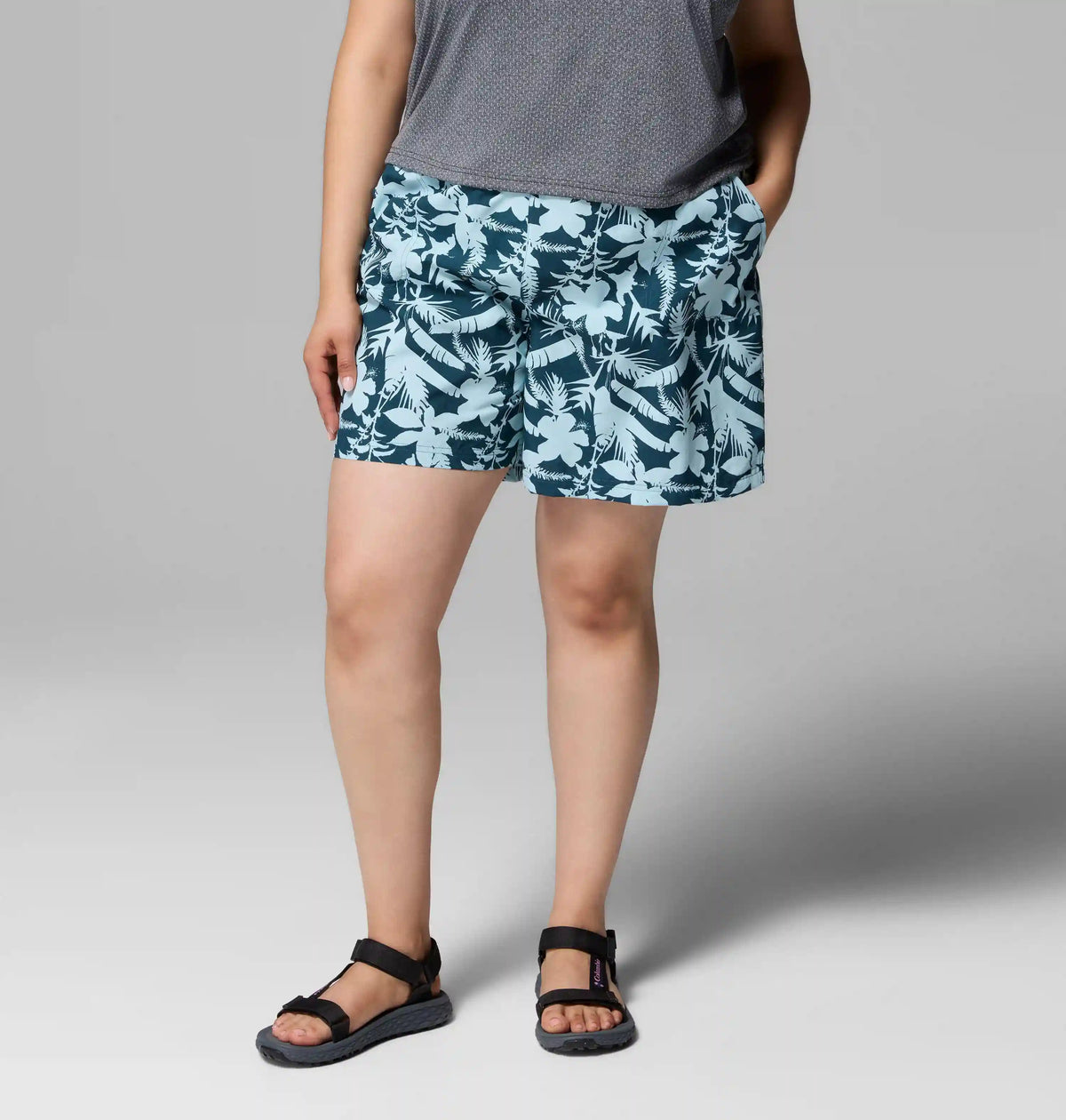 Women's Sandy River Printed Shorts III - Plus Size