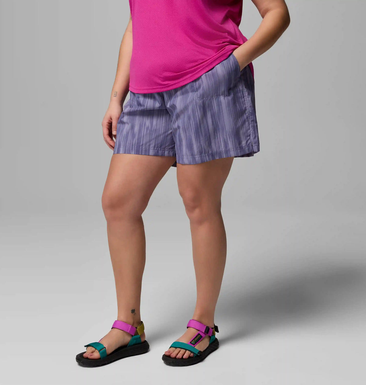 Women's Sandy River Printed Shorts III - Plus Size