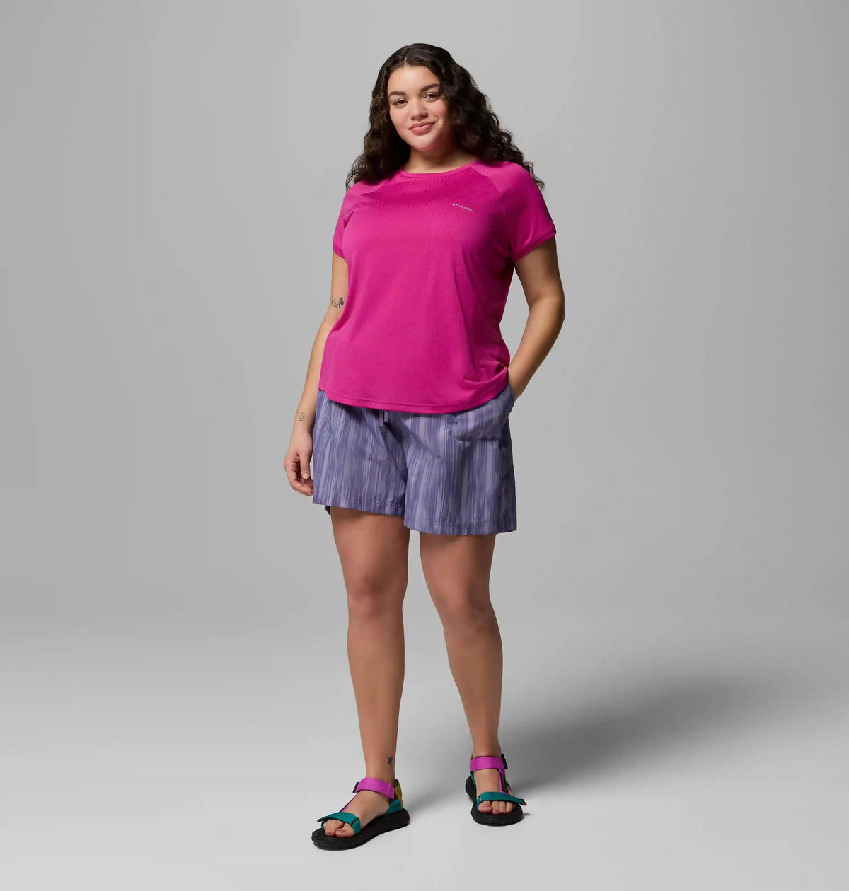 Women's Sandy River Printed Shorts III - Plus Size