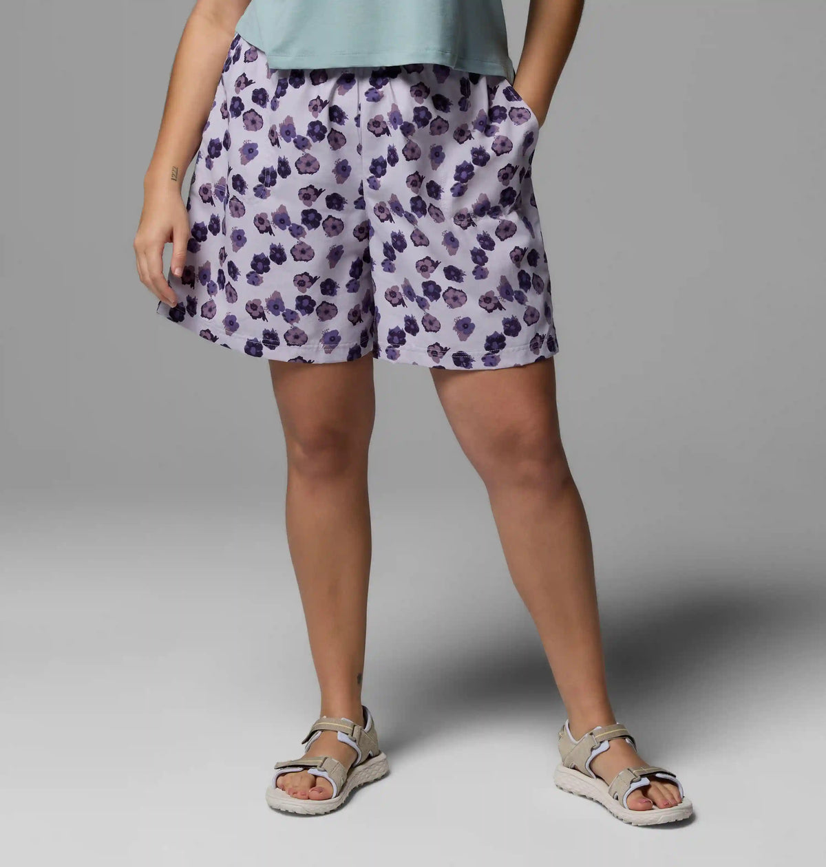 Women's Sandy River Printed Shorts III - Plus Size