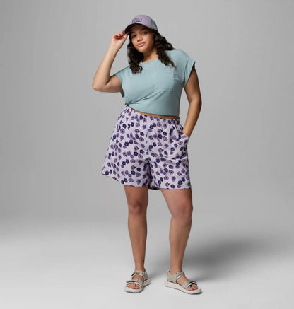 Women's Sandy River Printed Shorts III - Plus Size