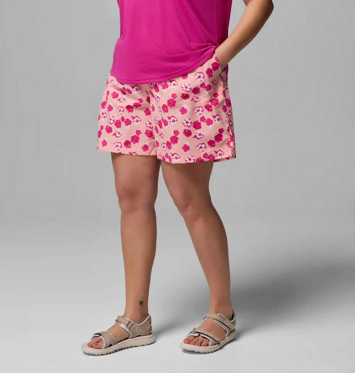 Women's Sandy River Printed Shorts III - Plus Size