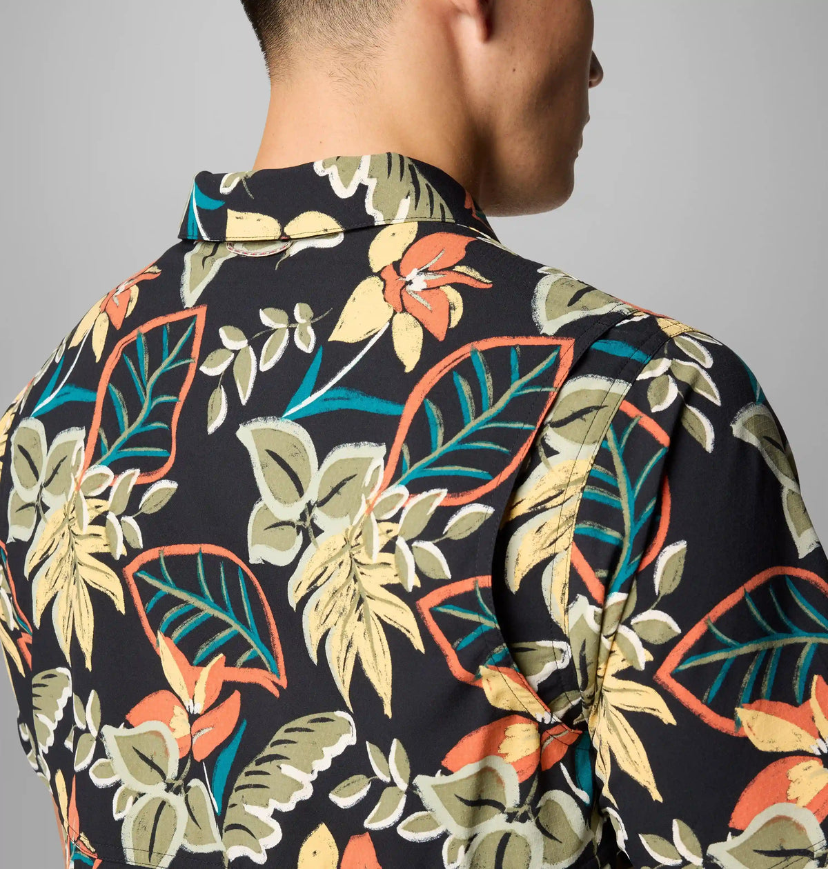 Men's Tech Trail Utility Printed Woven Short Sleeve Shirt