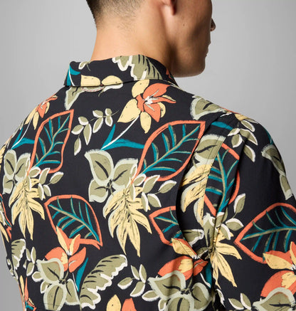 Men's Tech Trail Utility Printed Woven Short Sleeve Shirt