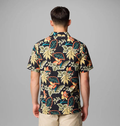 Men's Tech Trail Utility Printed Woven Short Sleeve Shirt