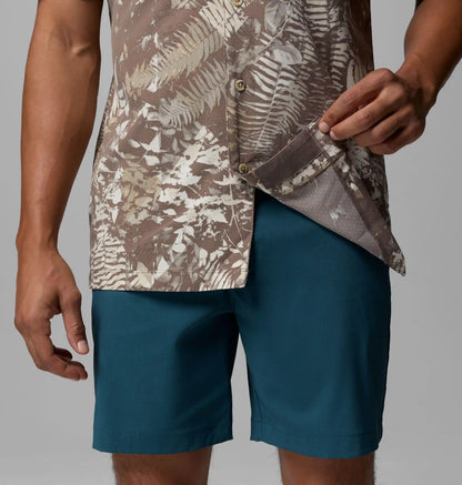 Men's Tech Trail Utility Printed Woven Short Sleeve Shirt