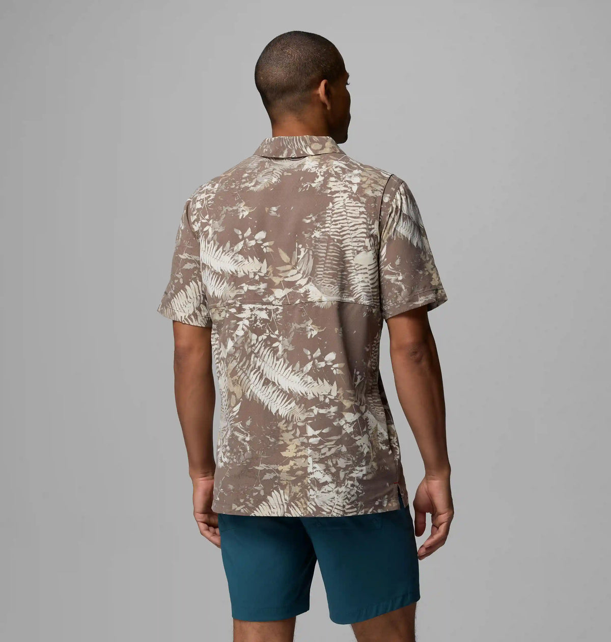 Men's Tech Trail Utility Printed Woven Short Sleeve Shirt