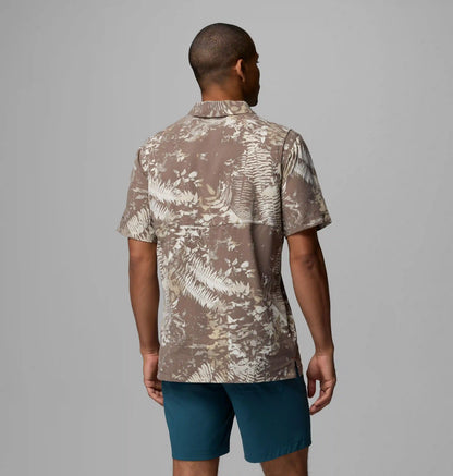 Men's Tech Trail Utility Printed Woven Short Sleeve Shirt