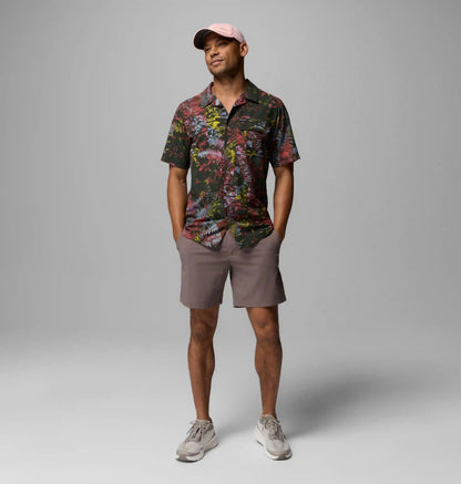Men's Tech Trail Utility Printed Woven Short Sleeve Shirt