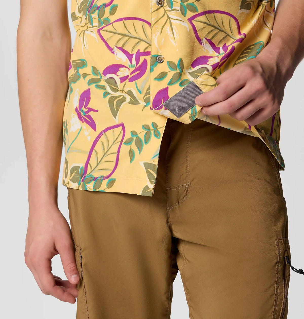 Men's Tech Trail Utility Printed Woven Short Sleeve Shirt