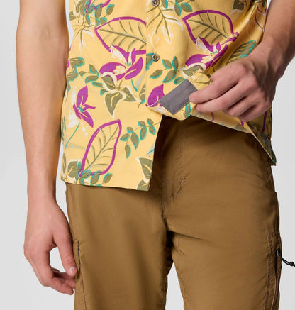 Men's Tech Trail Utility Printed Woven Short Sleeve Shirt