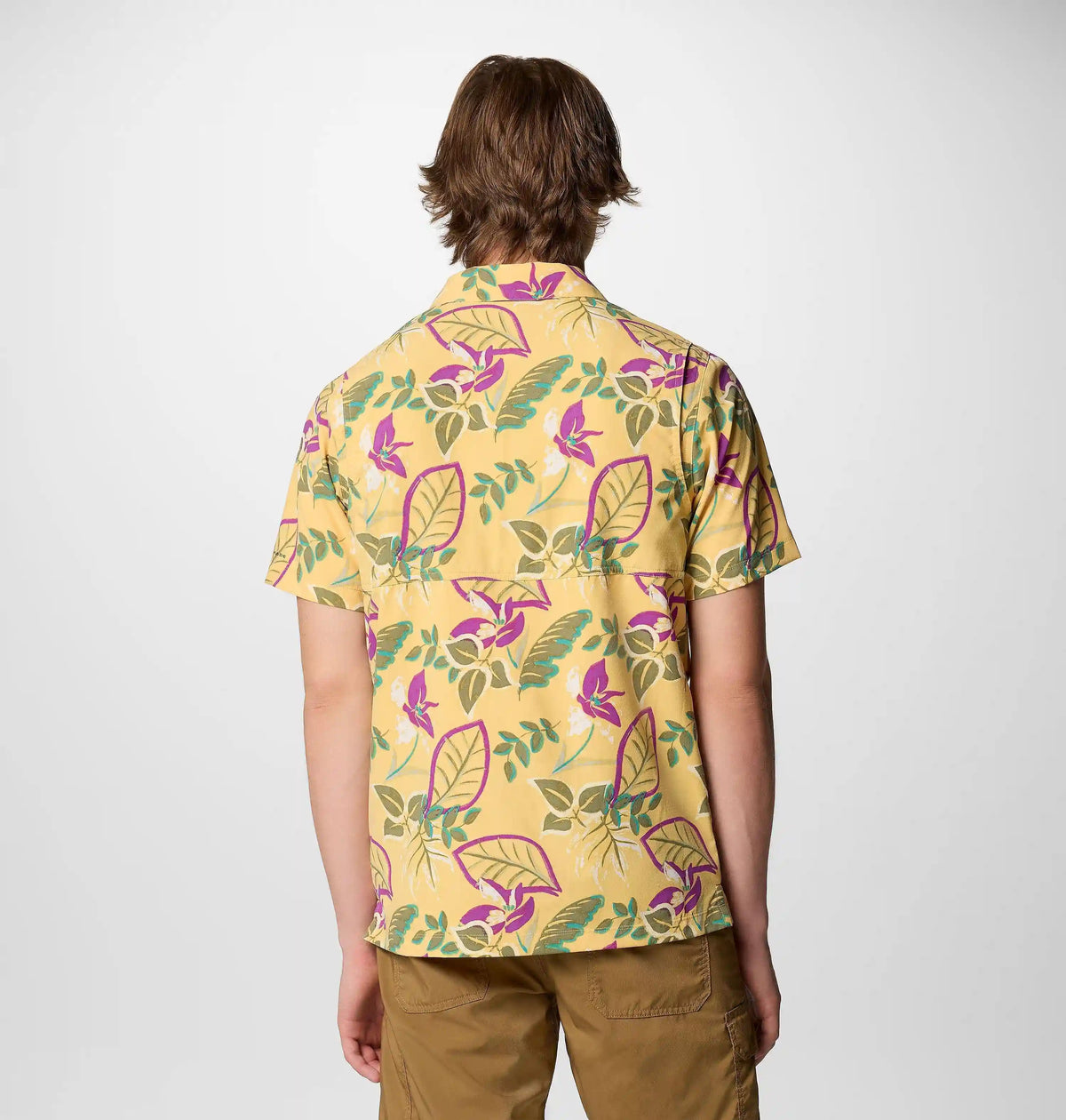 Men's Tech Trail Utility Printed Woven Short Sleeve Shirt