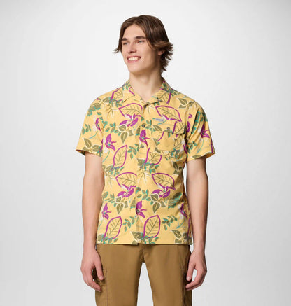 Men's Tech Trail Utility Printed Woven Short Sleeve Shirt