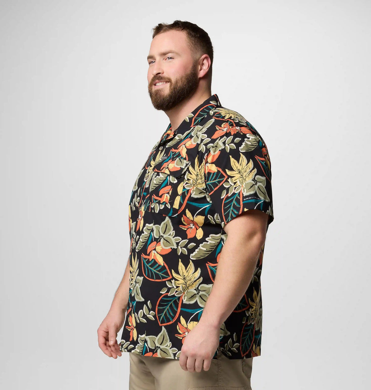 Men's Tech Trail Utility Printed Woven Short Sleeve Shirt - Big