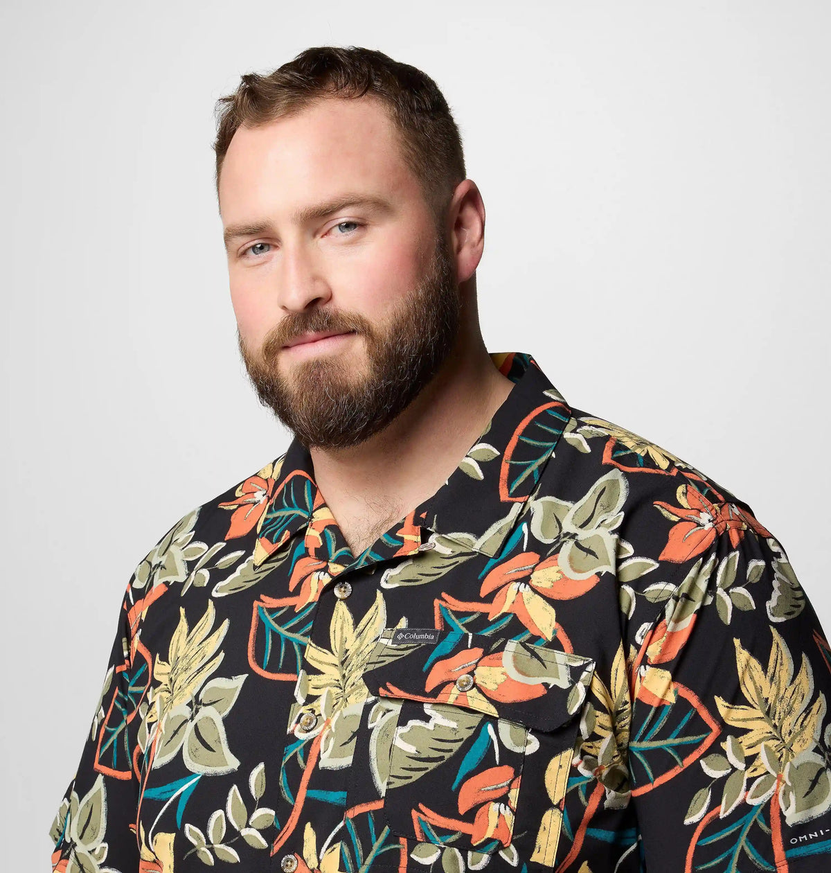 Men's Tech Trail Utility Printed Woven Short Sleeve Shirt - Big