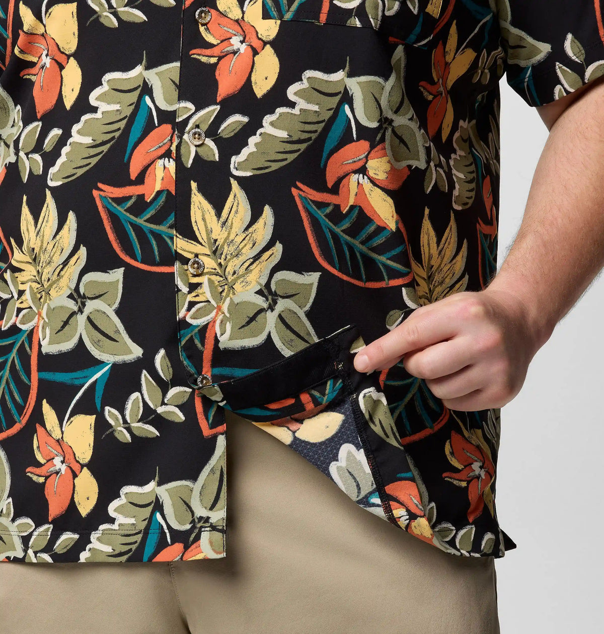 Men's Tech Trail Utility Printed Woven Short Sleeve Shirt - Big