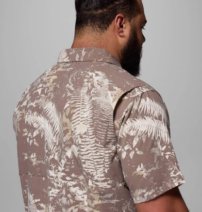 Men's Tech Trail Utility Printed Woven Short Sleeve Shirt - Big