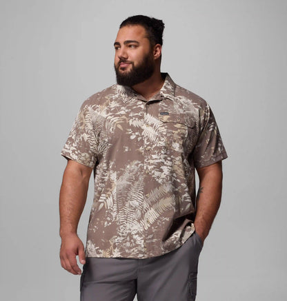 Men's Tech Trail Utility Printed Woven Short Sleeve Shirt - Big
