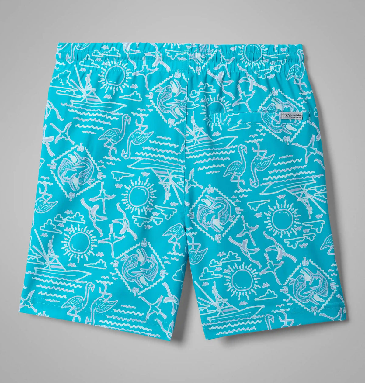 Boys' PFG Rambler Printed Water Shorts