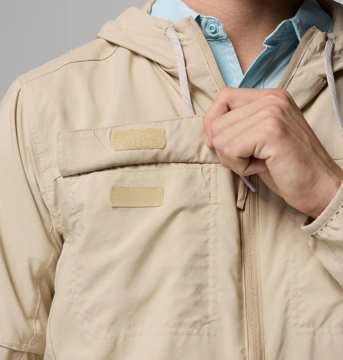 Men's Skien Valley Hooded Long Sleeve Shirt