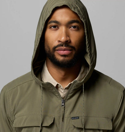 Men's Skien Valley Hooded Long Sleeve Shirt