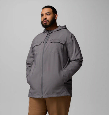 Men's Skien Valley Hooded Long Sleeve Shirt - Big