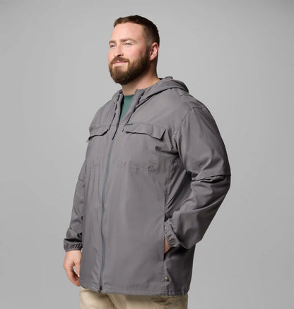 Men's Skien Valley Hooded Long Sleeve Shirt - Big