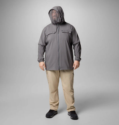 Men's Skien Valley Hooded Long Sleeve Shirt - Big