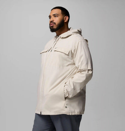 Men's Skien Valley Hooded Long Sleeve Shirt - Big