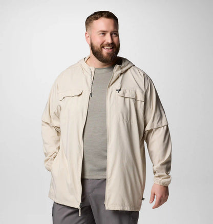 Men's Skien Valley Hooded Long Sleeve Shirt - Big